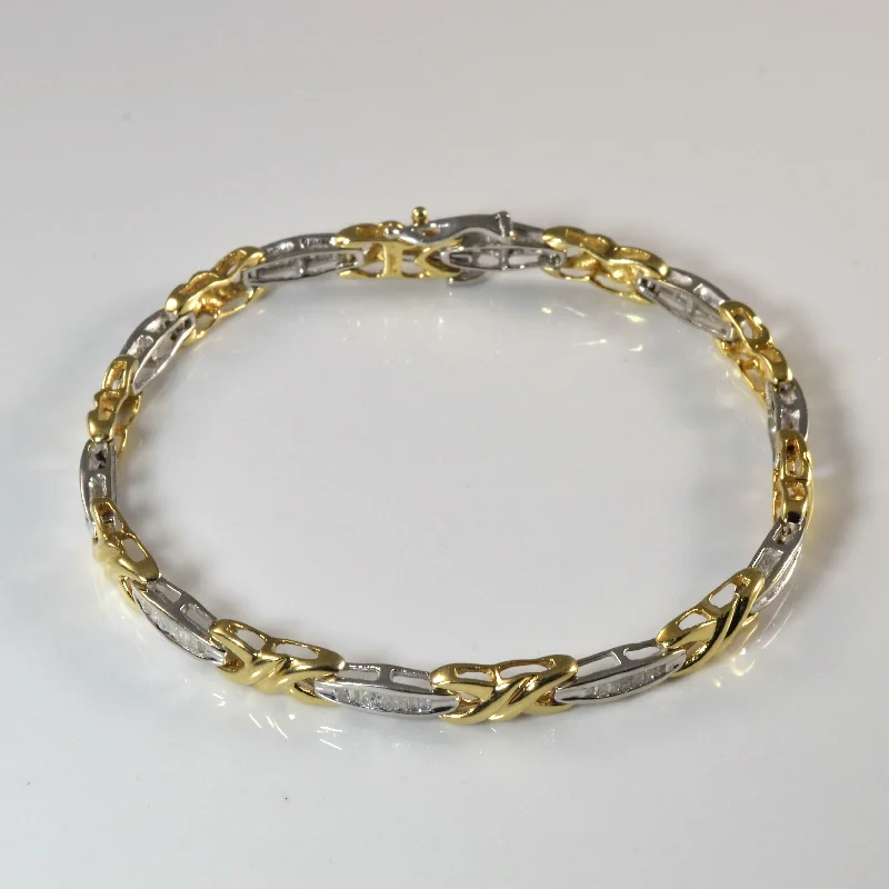 Last Chance To Grab Your Favorite Jewelry At A Discount X Link Diamond Chain Bracelet | 0.75ctw | 7" |