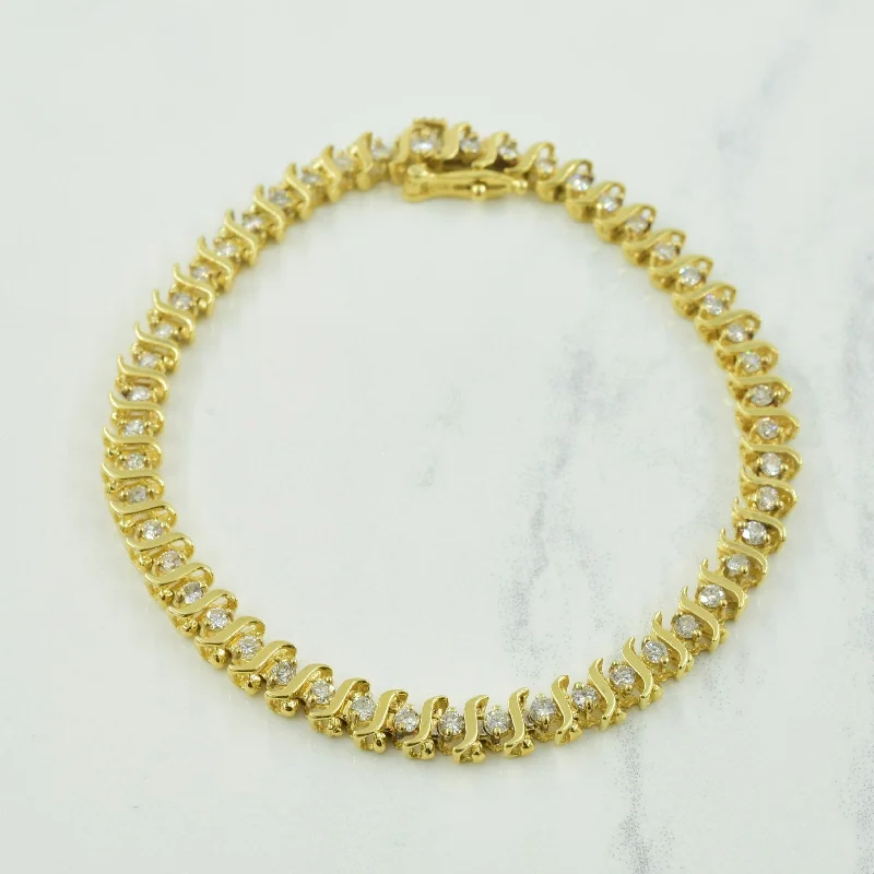 Limited-Stock Jewelry Sale – Shop Before It's Gone Yellow Gold Diamond Tennis Bracelet | 1.50ctw | 7" |