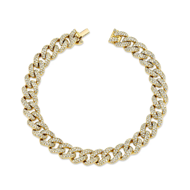 Unmissable Jewelry Clearance – Final Reductions DIAMOND PAVE MEDIUM LINK BRACELET
