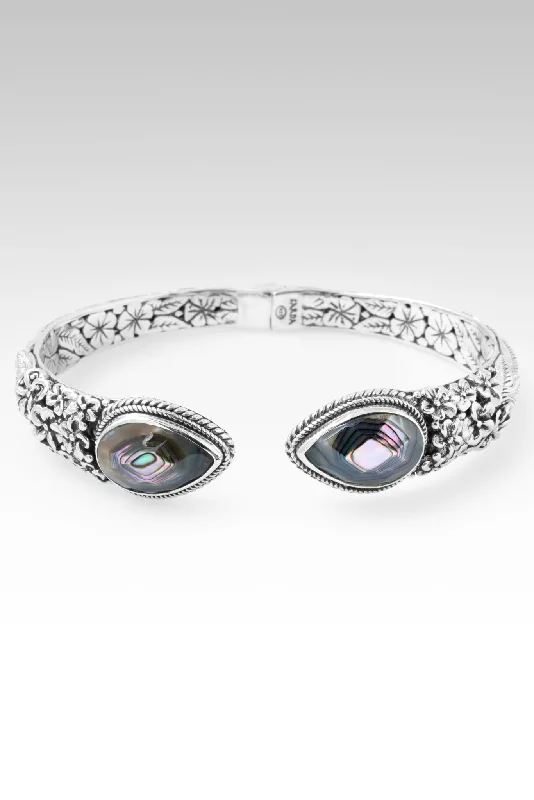 Adjustable Charm Bracelets For A Perfect Fit Floral Harmony Tip-to-Tip Bracelet™ in Abalone Adjustable Charm Bracelets For A Perfect Fit Floral Harmony Tip-to-Tip Bracelet™ in Abalone