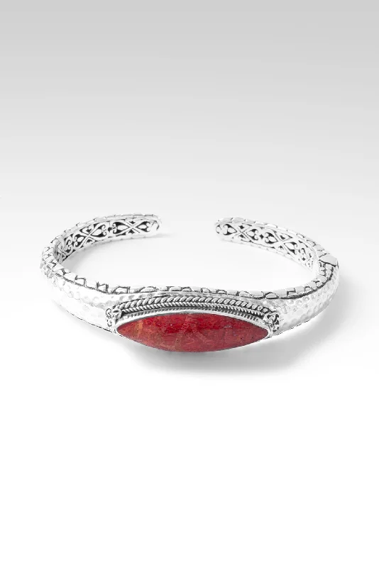 Clearance Sale On High-End Jewelry Collections Flourishing Faith Cuff™ in Red Sponge Coral Clearance Sale On High-End Jewelry Collections Flourishing Faith Cuff™ in Red Sponge Coral