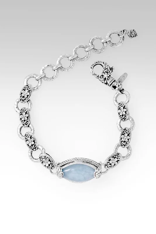 Shop Dazzling Jewelry With Special Promotional Discounts Flowering Resilience Bracelet™ in Aquamarine
