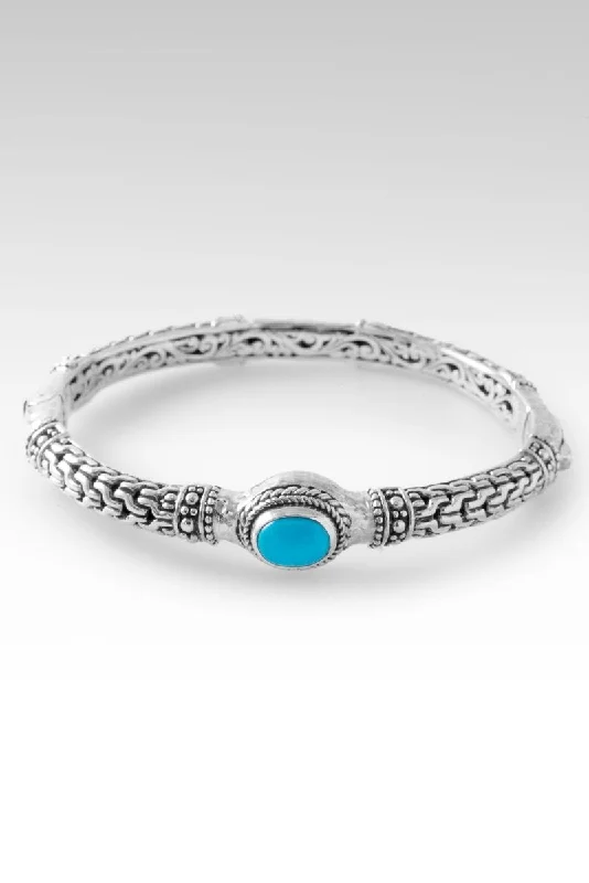 Buy More, Save More On Stunning Jewelry Designs Forge Ahead Bangle™ in Sleeping Beauty Turquoise