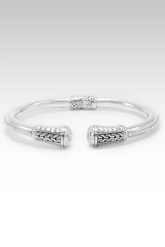 Stunning Jewelry At A Fraction Of The Price Gives Me Strength Tip-to-Tip Bracelet™ in Chainlink