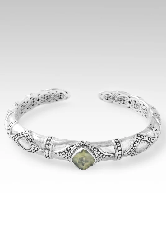 Fashion-Forward Jewelry At Exclusive Discounts Heavenly Whispers Cuff™ in Prehnite