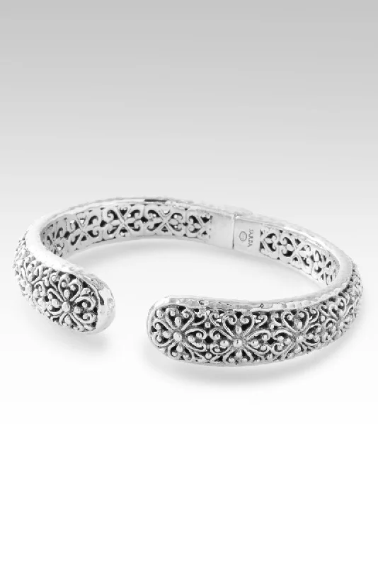 Delicate Crystal Jewelry For Sophisticated Charm Held Up in Grace Tip-to-Tip Bracelet™ in Janyl Adair