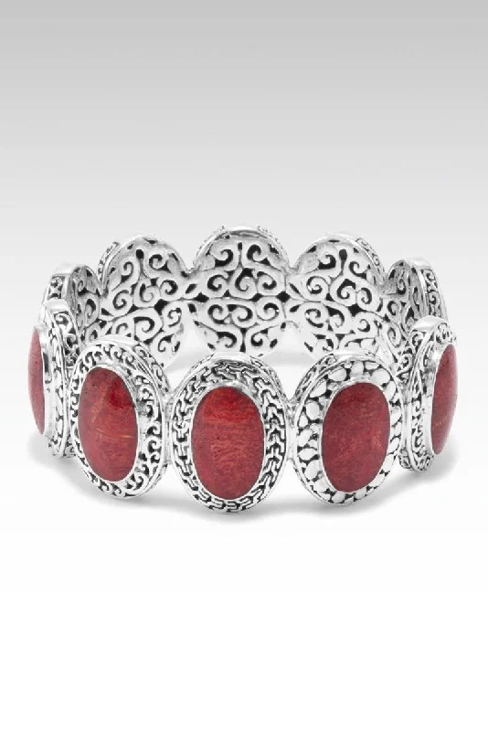 Jewelry Deals That Sparkle – Shop Today Kind Heart Bangle™ in Red Sponge Coral