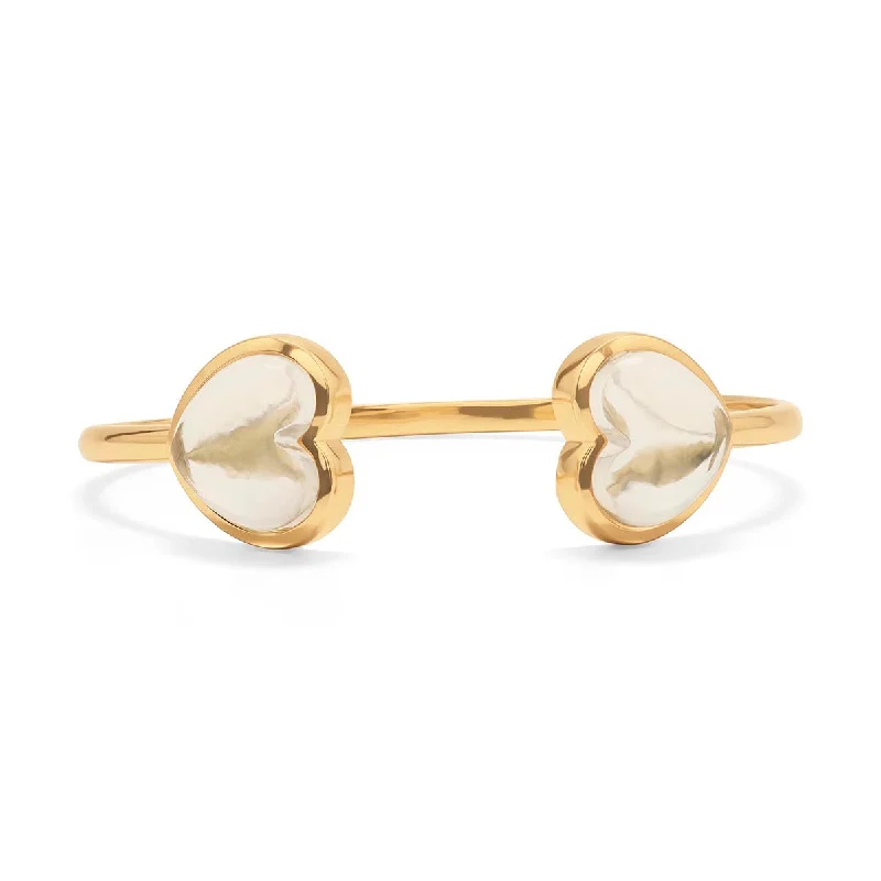 Exclusive Jewelry Offers – Shine For Less Love Bangle - Clear Quartz