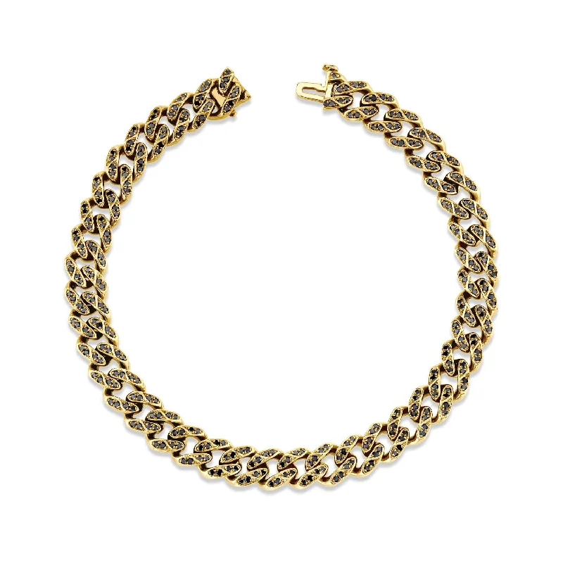Yellow Gold/Black Diamond