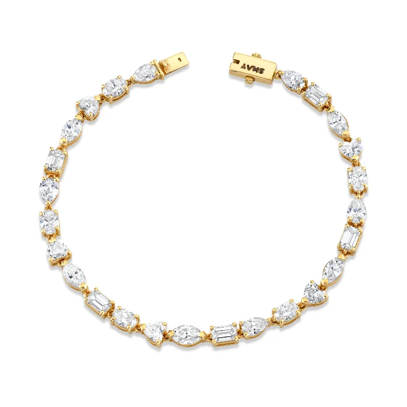 Best Jewelry Sale Prices – Limited-Time Offer MINI MIXED DIAMOND TENNIS BRACELET
