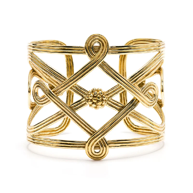 Exclusive Jewelry Offers – Sparkle For Less Monique Compass Cuff - Gold