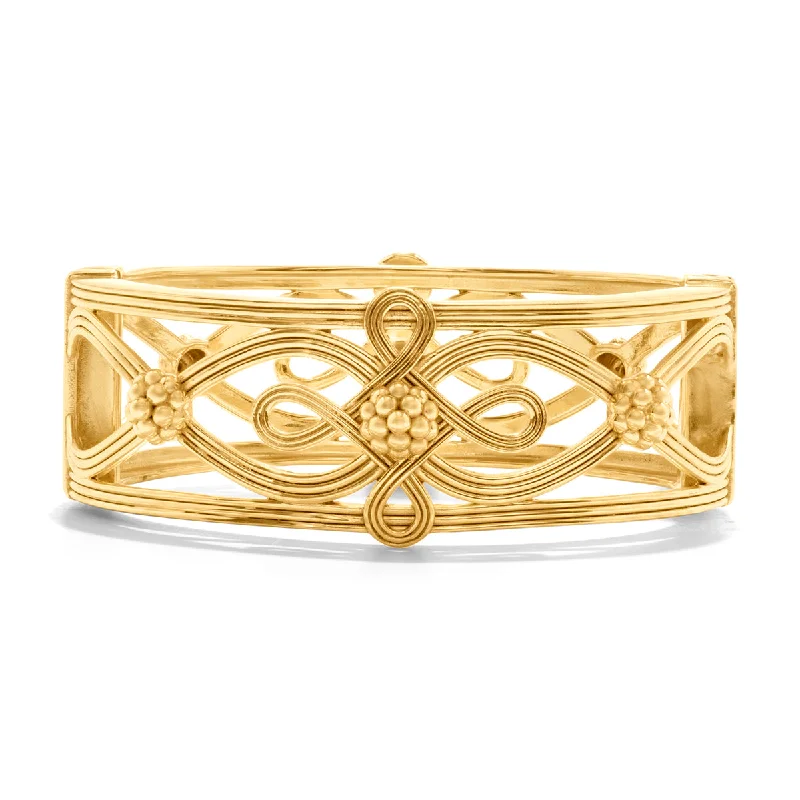 Grab Your Favorite Jewelry At The Lowest Prices Monique Hinged Bangle - Gold