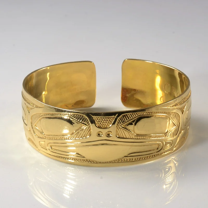 Shine In Style – Shop Jewelry Discounts Today Yellow Gold Indigenous Frog Cuff |