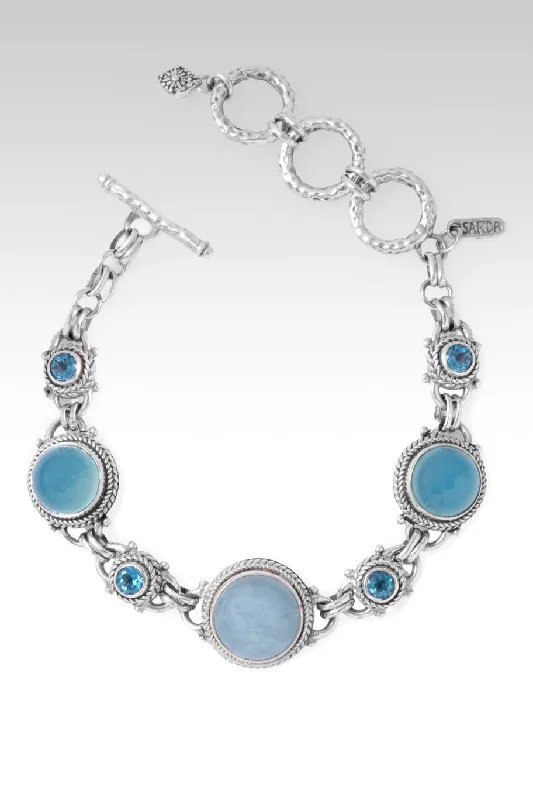 Buy More, Save More On Stunning Jewelry Designs Nurturing Soul Bracelet™ in Aquamarine