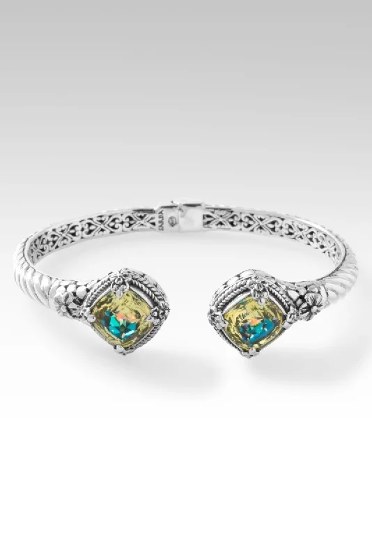 Affordable Luxury Jewelry For Every Occasion Path of Light Tip-to-Tip Bracelet™ in Jealous Yellow™ Mystic Quartz Affordable Luxury Jewelry For Every Occasion Path of Light Tip-to-Tip Bracelet™ in Jealous Yellow™ Mystic Quartz