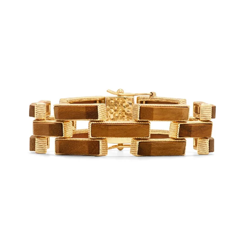 Timeless Jewelry At Special Discount Rates Pathway Link Bracelet, 7.5" - Teak