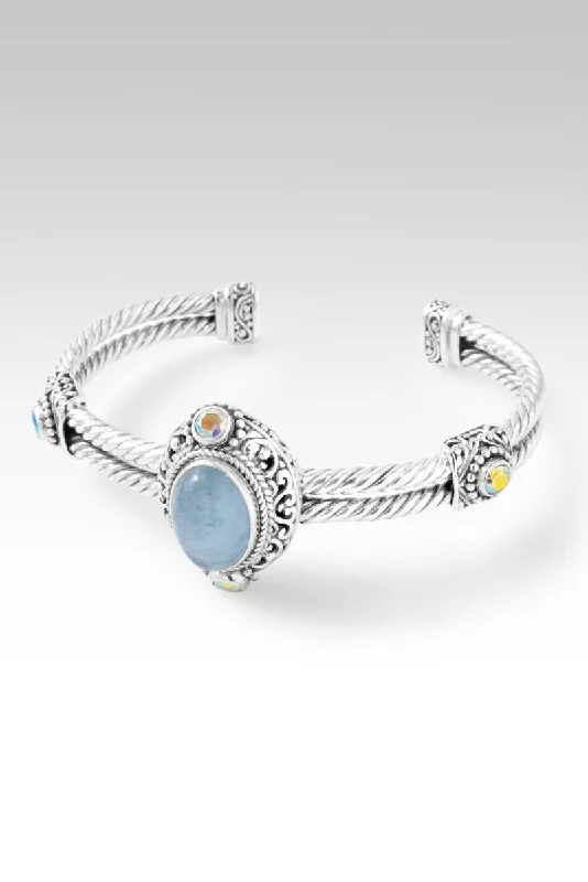 Celebrate With Sparkle – Jewelry Sale Now Live Pure Radiance Cuff™ in Aquamarine
