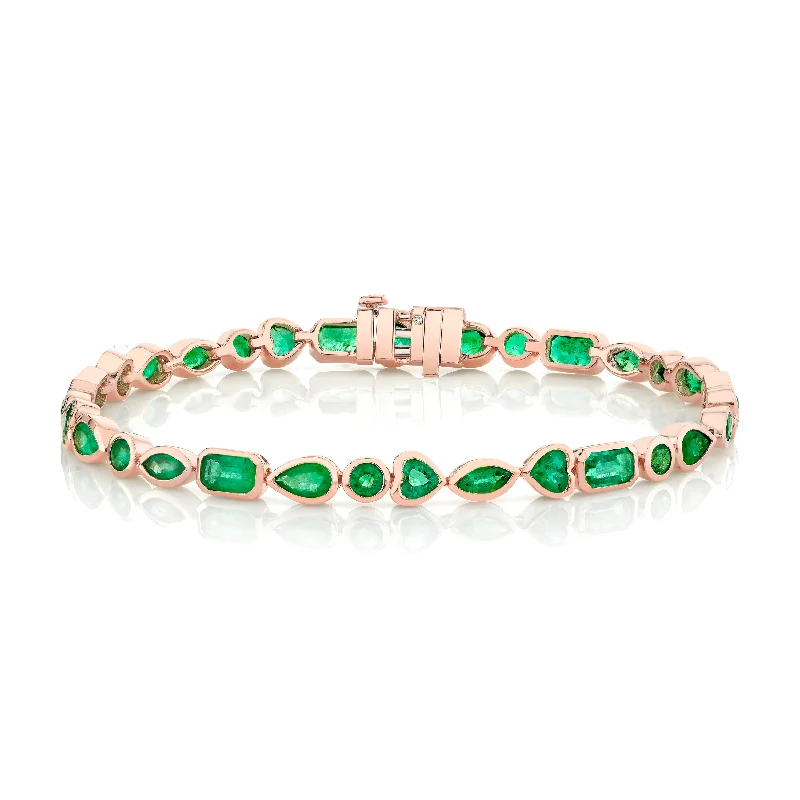 Rose Gold/Emerald