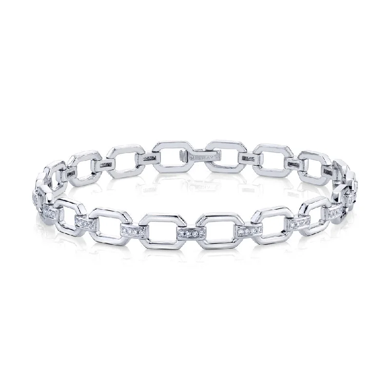 Grab Your Favorite Jewelry At The Lowest Prices SOLID GOLD SQUARE LINK BRACELET