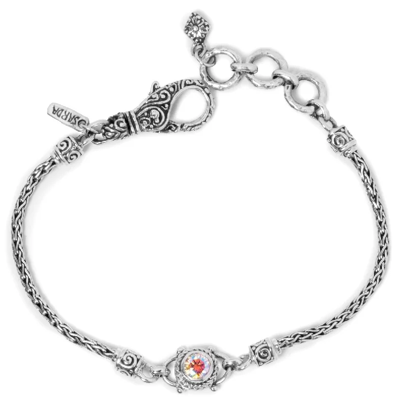 Flash Sale On Stunning Jewelry – Don't Miss Out Sterling Silver Tree Of Life Luminous Tuscan Sun Mystic Moissanite Lobster Claw Bracelet™ - 0.36ctw