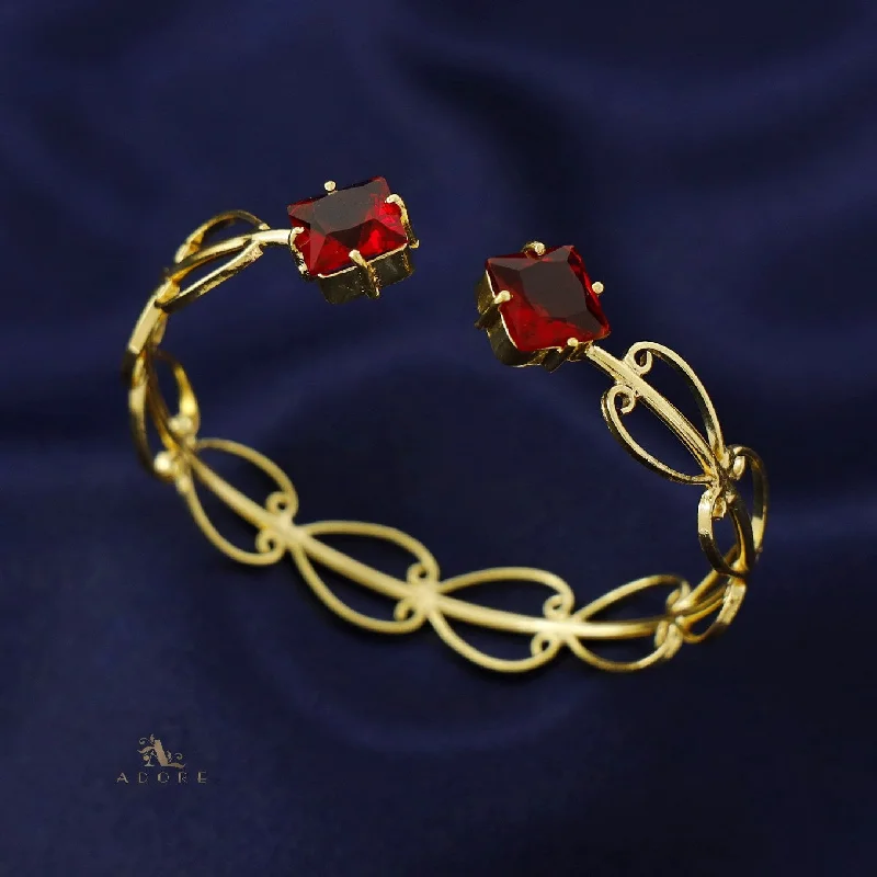 Adjustable Charm Bracelets For A Perfect Fit Thanu Glossy Dual Diamond Bangle