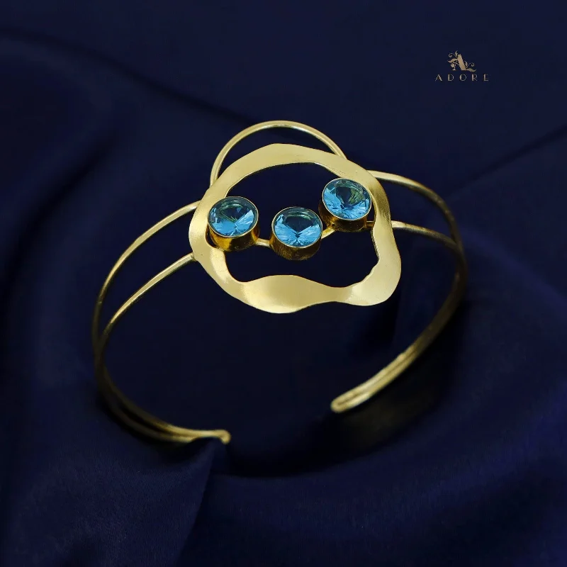 Exclusive Jewelry Discounts – Shop Now For Savings Tri Glossy Golden Vikruthika Bangle