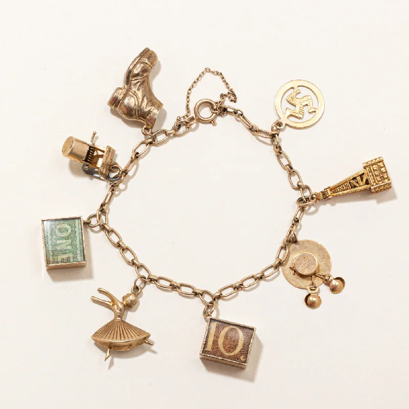Bohemian-Inspired Jewelry For Free-Spirited Fashion Vintage Charm Bracelet | 7"|