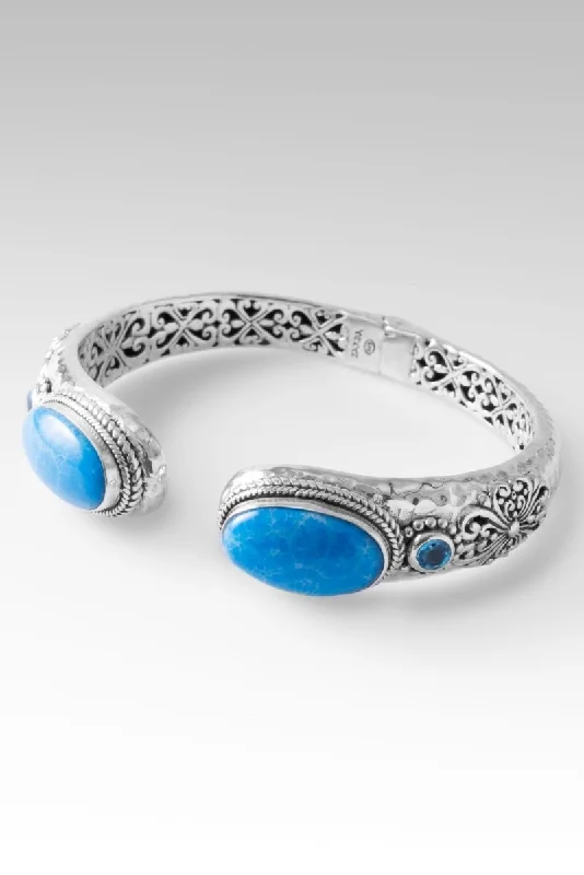 Get Your Favorite Jewelry At The Best Price Wondrous Grace Tip-to-Tip Bracelet™ in Powder Blue Indonesian Coral