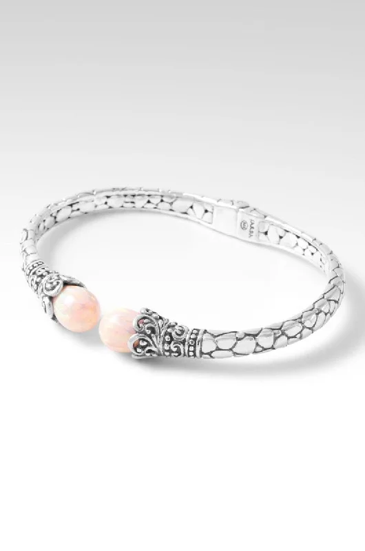 Jewelry Sale Alert – Shop Timeless Elegance Today Wondrous Love Tip-to-Tip Bracelet™ in Peaches & Cream Simulated Opal