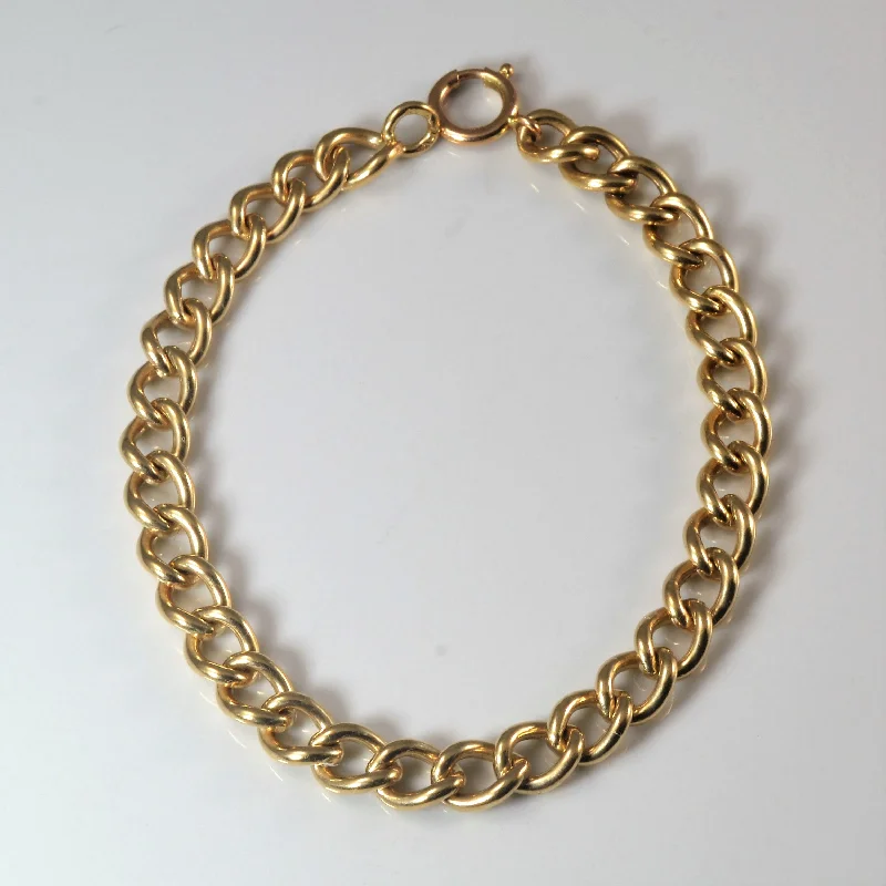 High-End Sparkle, Low-End Prices – Jewelry Sale Live Yellow Gold Cable Chain Bracelet | 7.5"|
