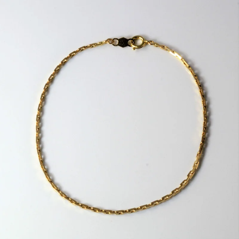 Luxury Jewelry Clearance – Shop Premium Styles Now Yellow Gold Cable Chain Bracelet | 7" |
