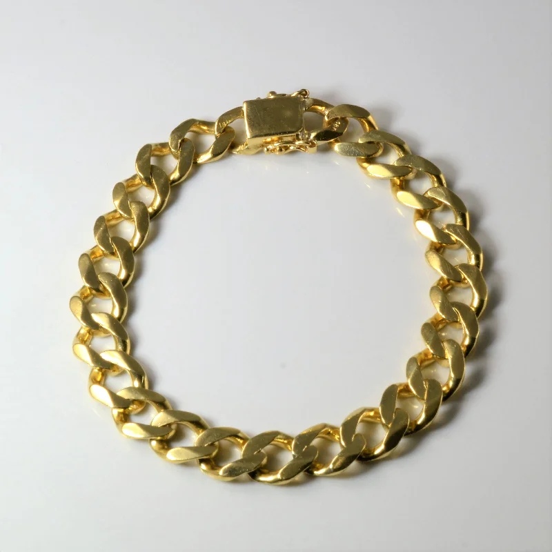 Seasonal Jewelry Clearance – Best Styles At The Lowest Prices Yellow Gold Curb Link Chain Bracelet | 8"|