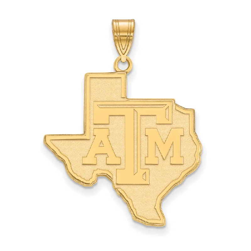 Unmissable Jewelry Sale – Shop Before It's Too Late 10k Yellow Gold Texas A&M U. XL Pendant