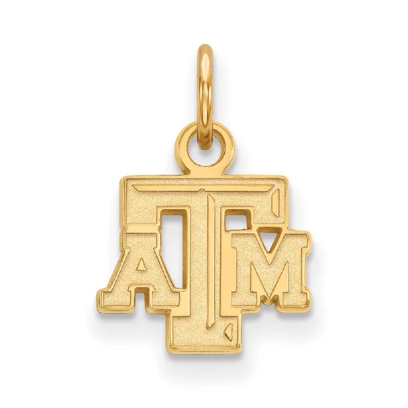 Huge Savings On Timeless Jewelry Collections 10k Yellow Gold Texas A&M U. XS (Tiny) 'TAM' Charm or Pendant