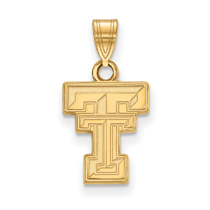 Breathtaking Jewelry, Breathtaking Prices 10k Yellow Gold Texas Tech U. Small 'TT' Pendant