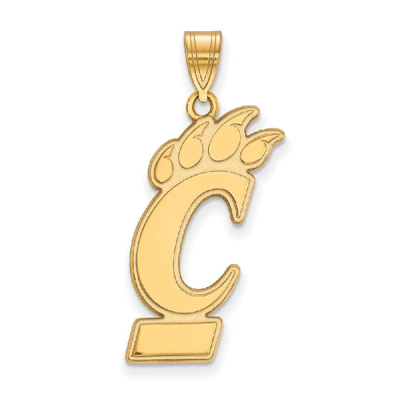 Premium Jewelry Now Available At Special Discounts 10k Yellow Gold U of Cincinnati XL Pendant