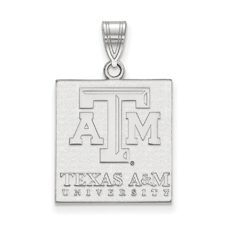 Jewelry Sale – Exclusive Styles At Lower Prices 14k White Gold Texas A&M U. Large Pendant
