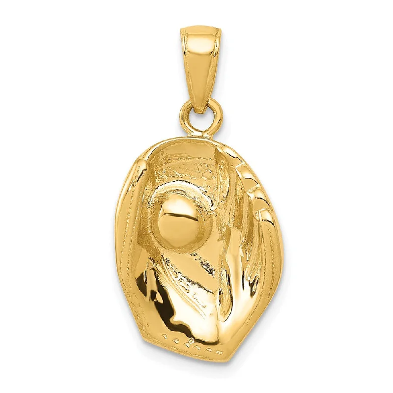 Gorgeous Jewelry, Limited-Time Savings 14k Yellow Gold Baseball Glove and Ball Pendant