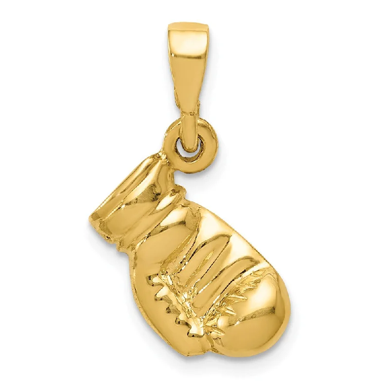 Grab Exquisite Jewelry At The Lowest Prices 14k Yellow Gold Polished Boxing Glove Pendant