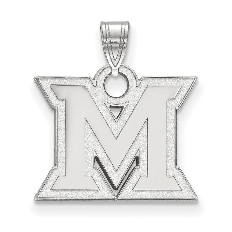 Versatile Layering Jewelry For Effortless Chic 10k White Gold Miami U Small Initial M Pendant