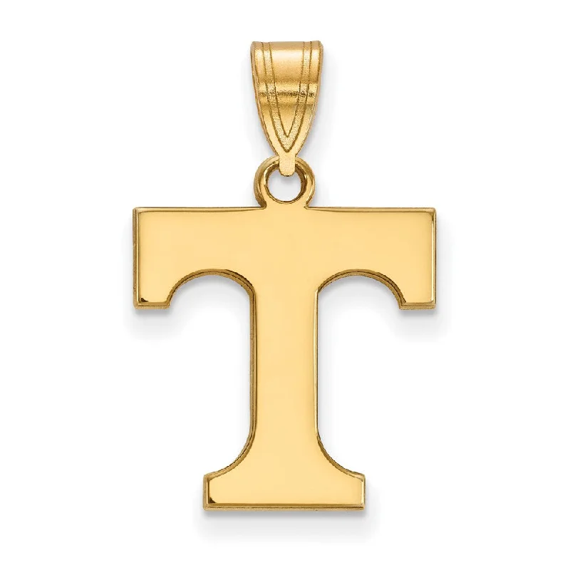 Seasonal Jewelry Sale – Upgrade Your Collection 14k Yellow Gold U. of Tennessee Medium Initial T Pendant