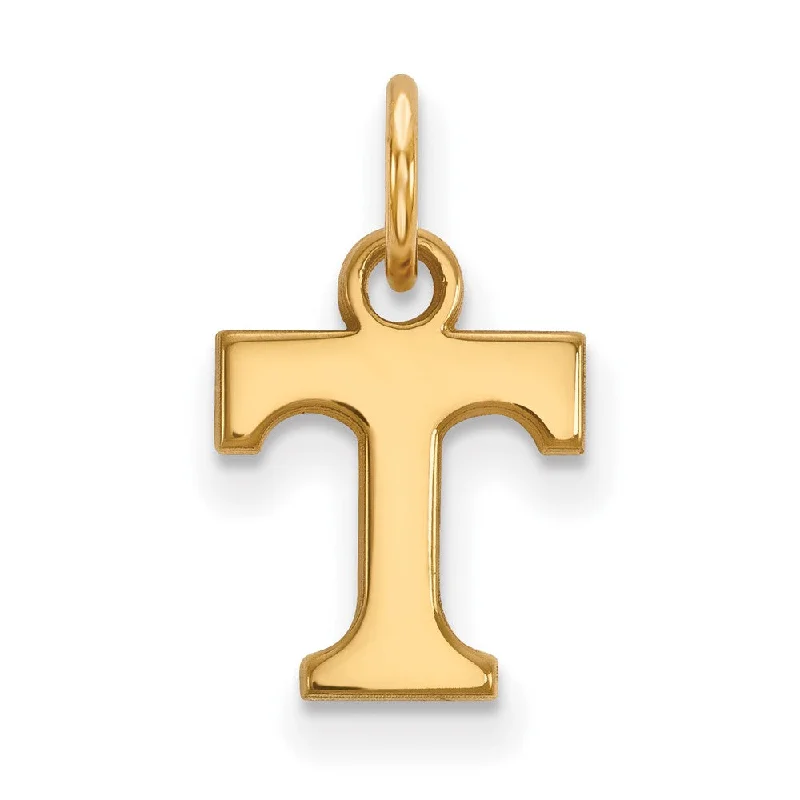 Luxury Jewelry Sale – Sparkle For Less 14k Yellow Gold U. of Tennessee XS (Tiny) Initial T Charm or Pendant