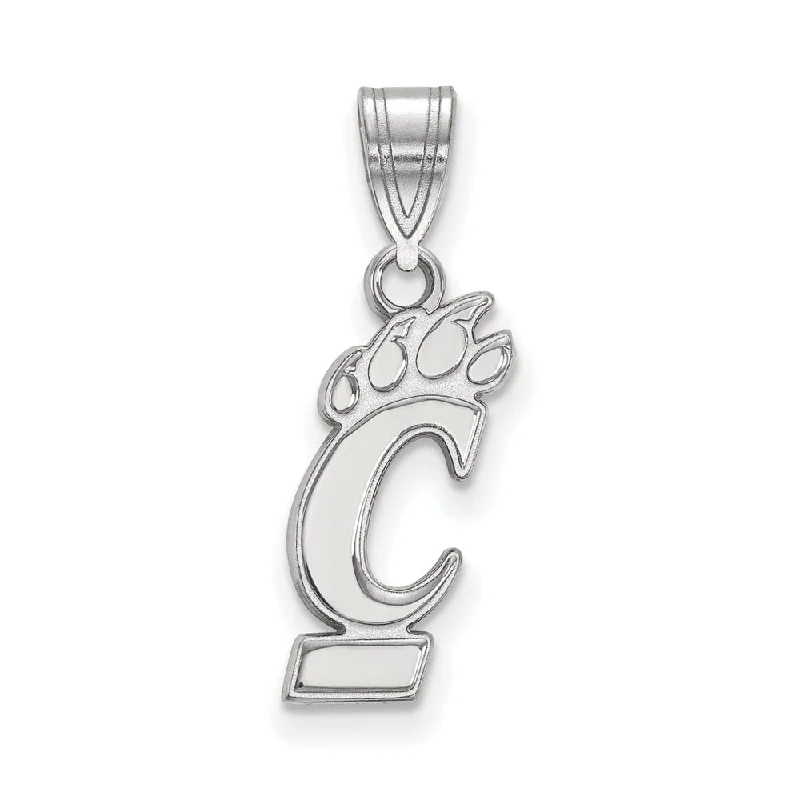 Sterling Silver U. of Cincinnati Medium Pendant