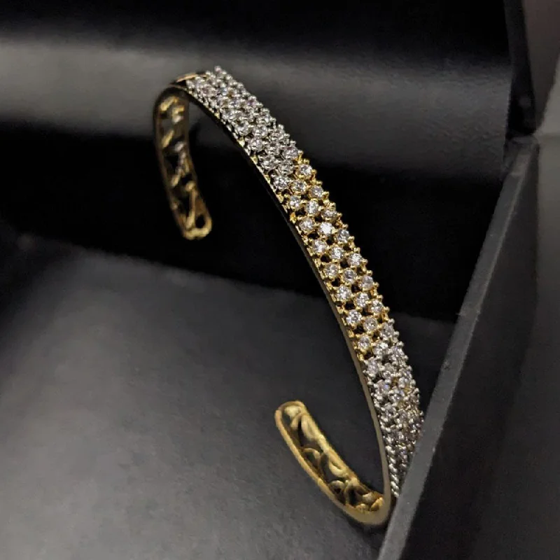 Shop Stylish Jewelry Now And Save Big Aamrapali Gold  Plated AD Openable Bangle