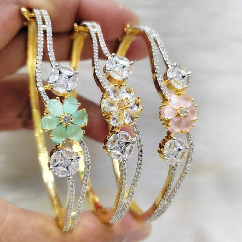 Premium Jewelry Now Available At Special Discounts Aamrapali Gold Plated American Diamond Bangle (1Piece Only)