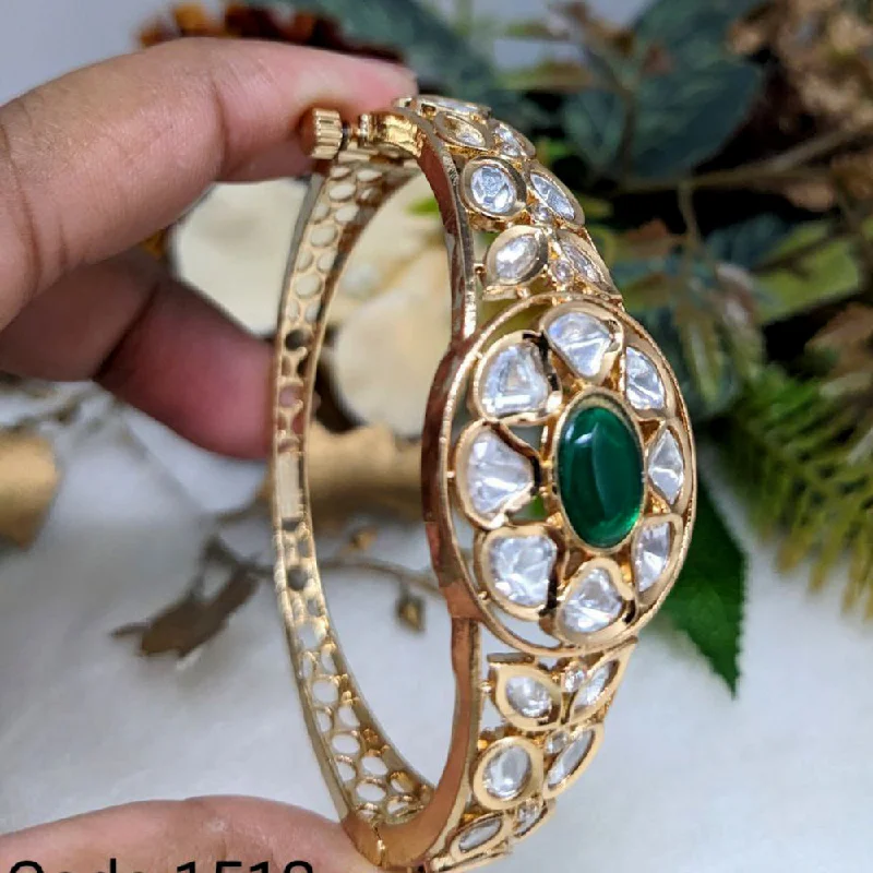 Unmissable Deals On Handmade Jewelry Collections Aamrapali Gold Plated Kundan Openable Bangle