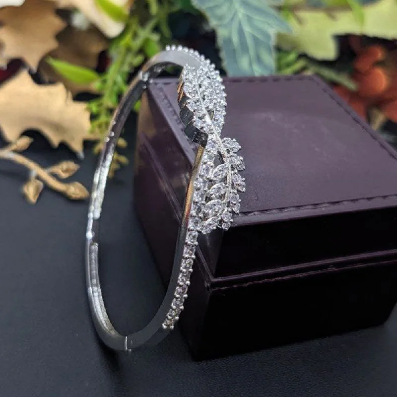 Your Dream Jewelry At Dream Prices – Shop Now Aamrapali Silver Plated AD Bangle