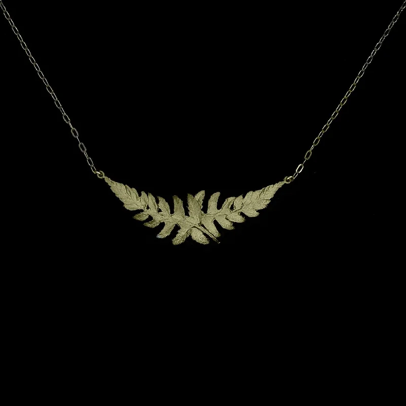 Customized Silver Jewelry For Unique Style Fern Necklace - Dainty