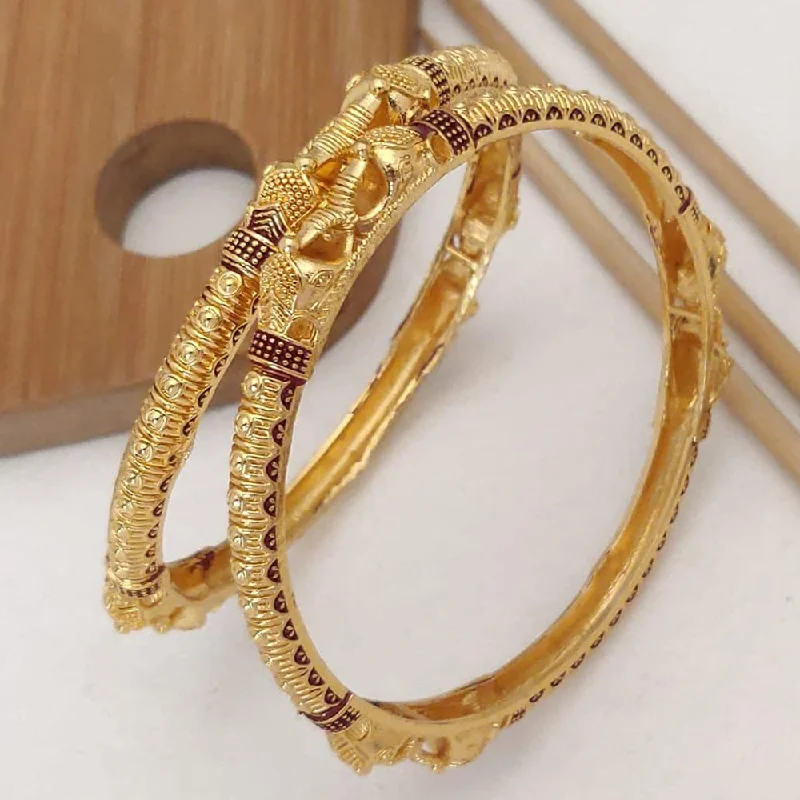 Affordable Luxury Jewelry For Every Occasion H K Fashion Gold Plated Bangle Set