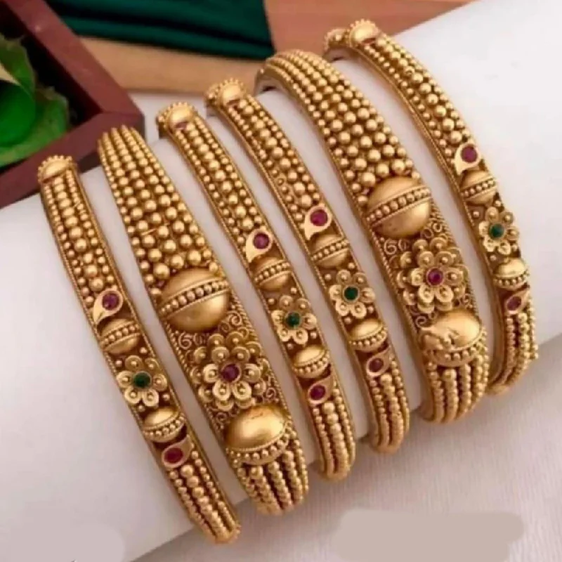 Buy More, Save More – Special Jewelry Discounts H K Fashion Gold Plated Bangle Set